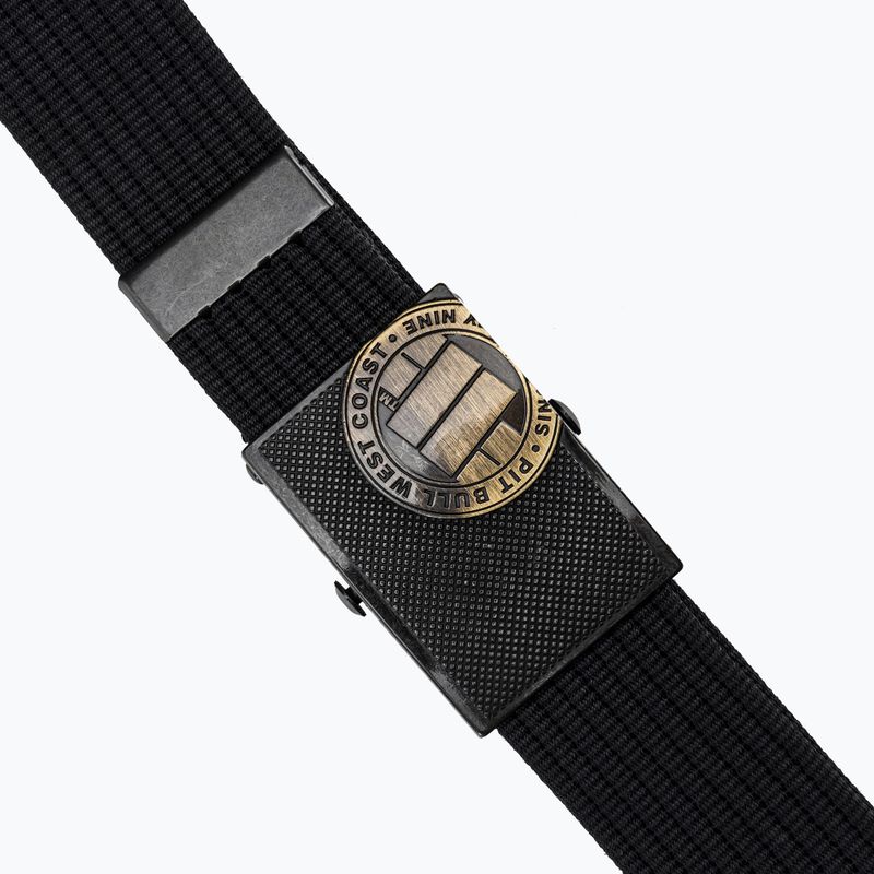 Мъжки колан Pitbull West Coast Webbing TNT black 2