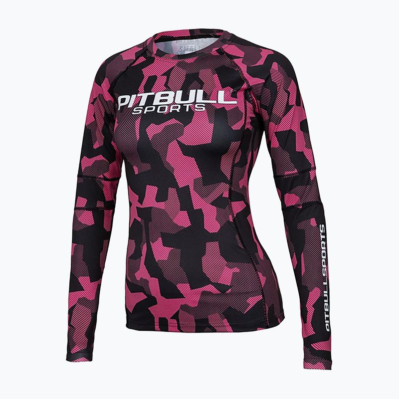 Дамски Rashguard с дълъг ръкав Pitbull West Coast L-S Rash Dillard pink camo