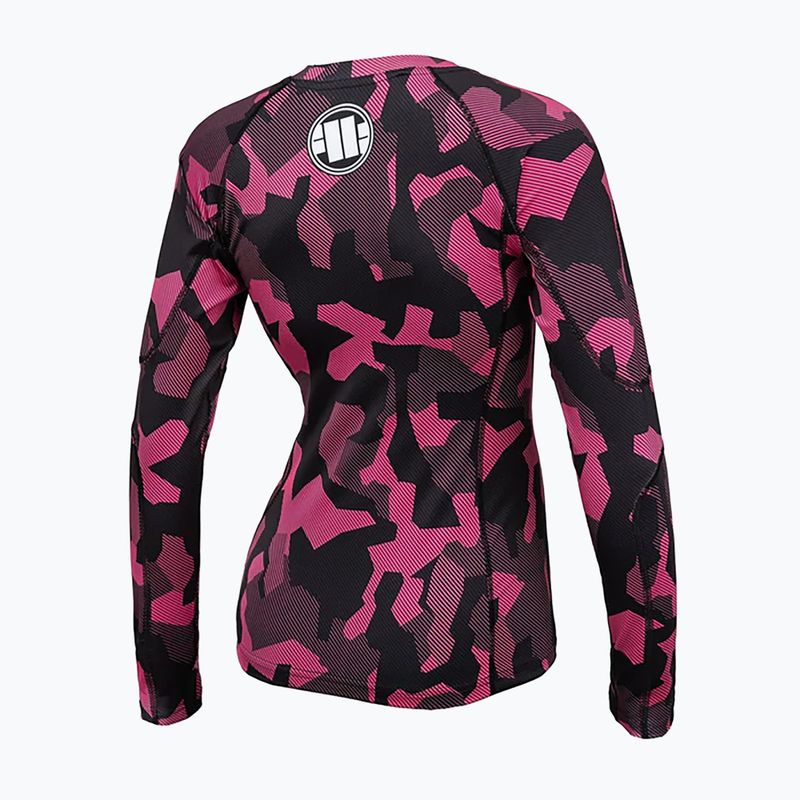 Дамски Rashguard с дълъг ръкав Pitbull West Coast L-S Rash Dillard pink camo 2