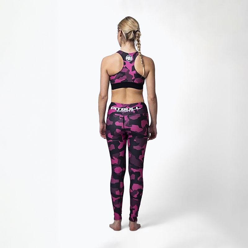 Дамски гамаши Pitbull West Coast Compr Pants Dillard pink camo 6
