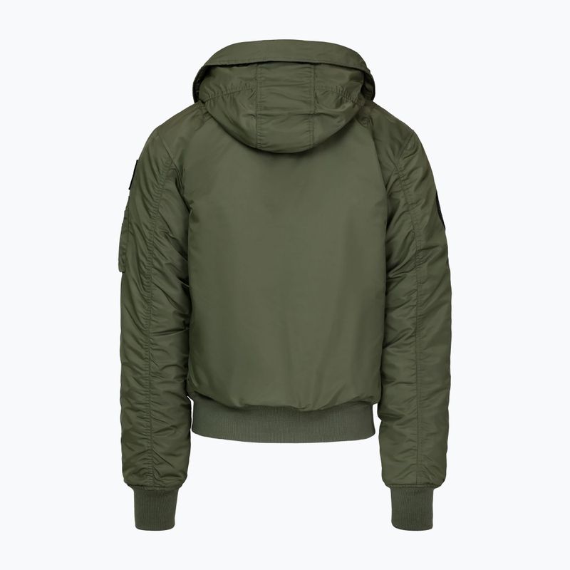Мъжко яке Pitbull Sherpa Hooded Bomber olive 6