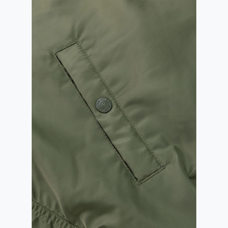 Мъжко яке Pitbull Sherpa Hooded Bomber olive 12