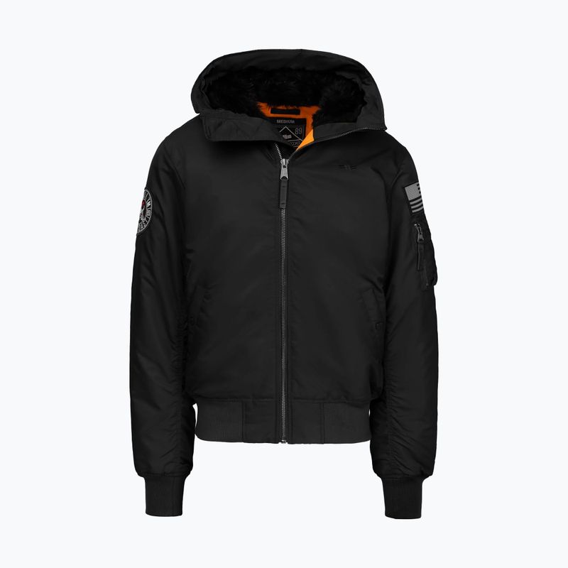 Мъжко яке Pitbull Sherpa Hooded Bomber black 7