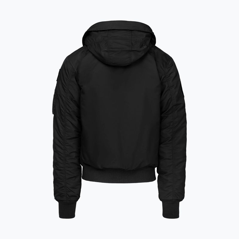 Мъжко яке Pitbull Sherpa Hooded Bomber black 8