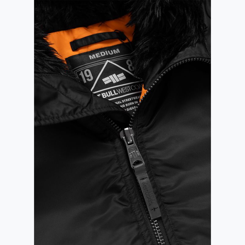 Мъжко яке Pitbull Sherpa Hooded Bomber black 9