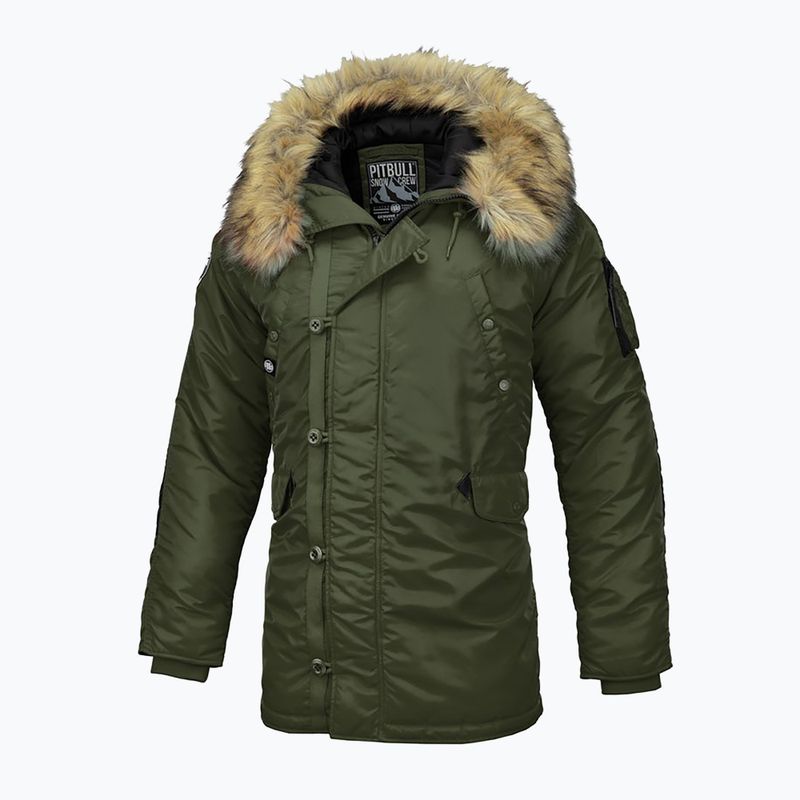 Мъжко зимно яке Pitbull West Coast Fur Parka Alder olive