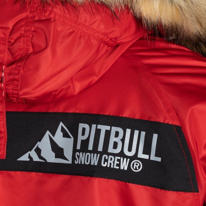 Мъжко зимно яке Pitbull West Coast Fur Parka Alder red 14