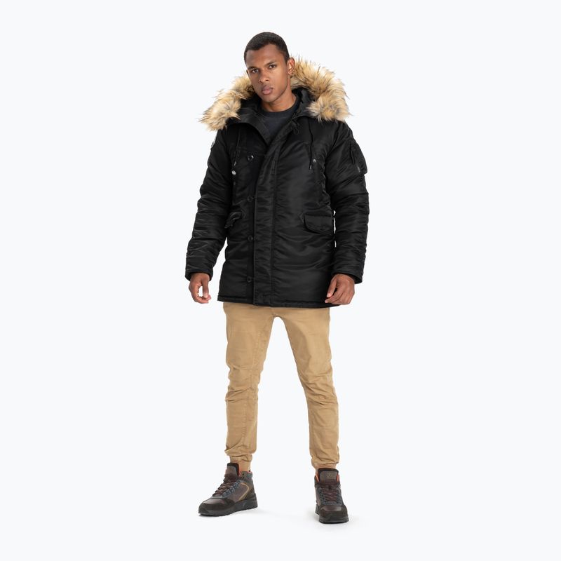 Мъжко зимно яке Pitbull West Coast Alder Fur Parka black 2