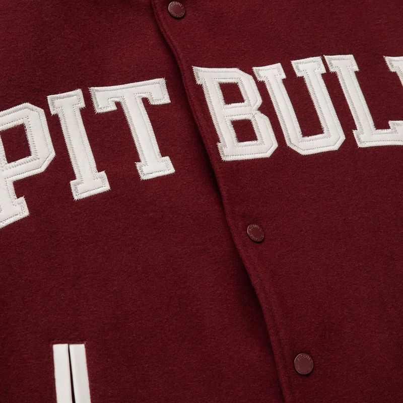 Мъжко яке Pitbull West Coast Varsity Melton Wilson white 5