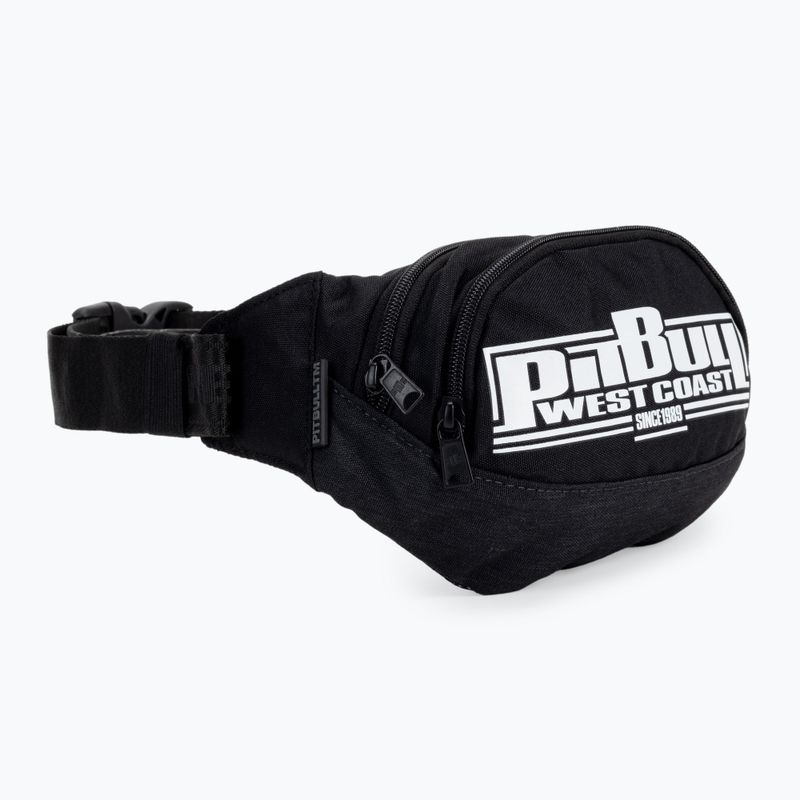 Бъбречна торбичка Pitbull West Coast Boxing black/white