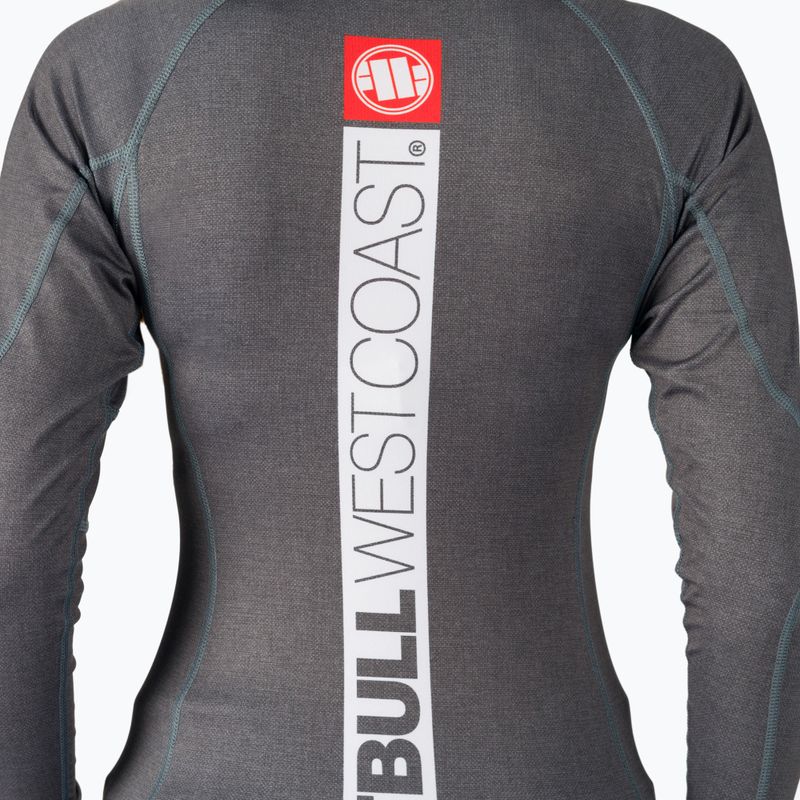 Дамски Rashguard с дълъг ръкав Pitbull West Coast Rash L-S Hilltop grey/melange 5