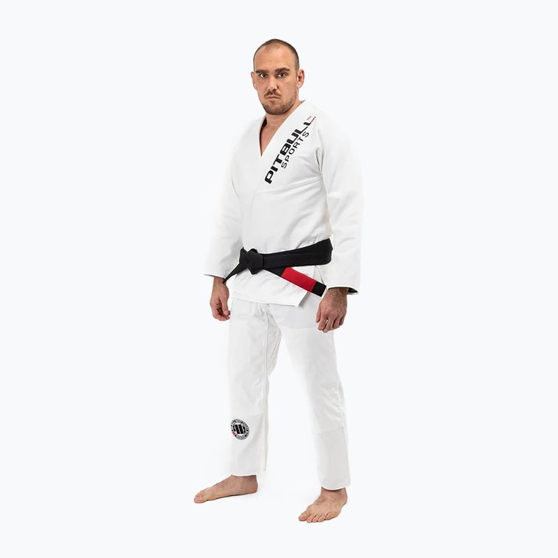 GI за бразилско джиу-джицу за мъже Pitbull West Coast Gi BJJ PB 2017 450 white
