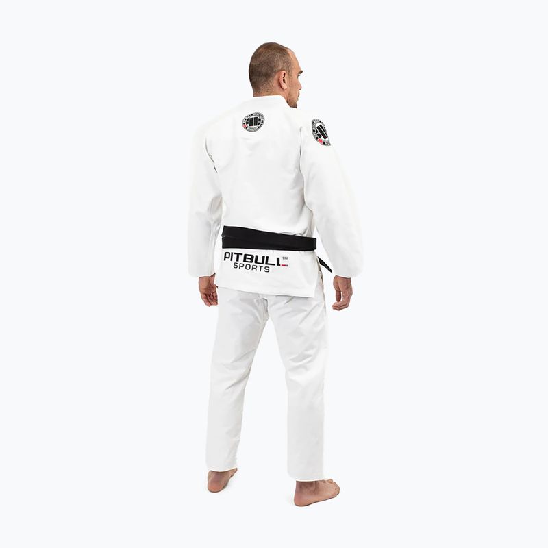 GI за бразилско джиу-джицу за мъже Pitbull West Coast Gi BJJ PB 2017 450 white 2