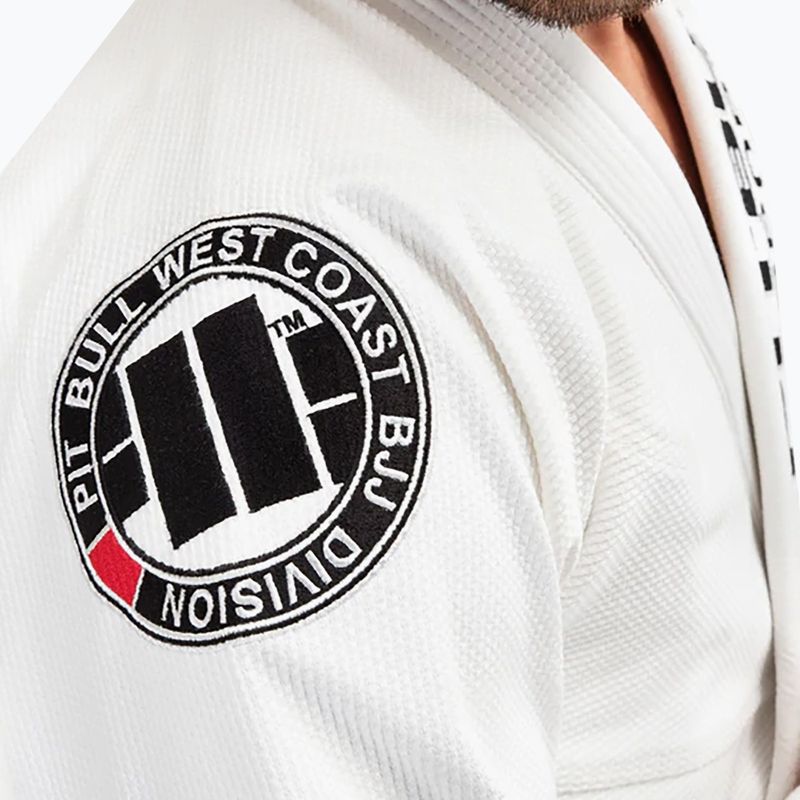 GI за бразилско джиу-джицу за мъже Pitbull West Coast Gi BJJ PB 2017 450 white 3