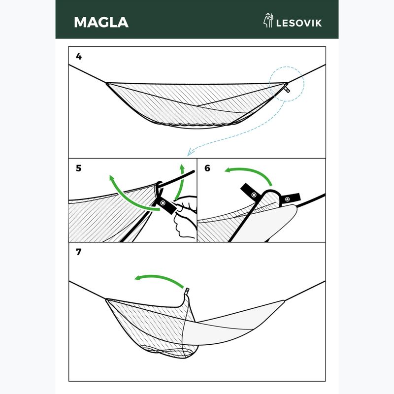 Мрежа против комари Lesovik Magla black 3