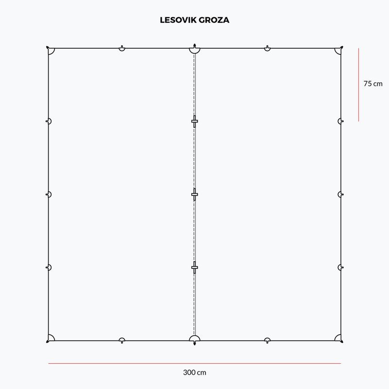 Брезент Lesovik Heksa walnut brown 4