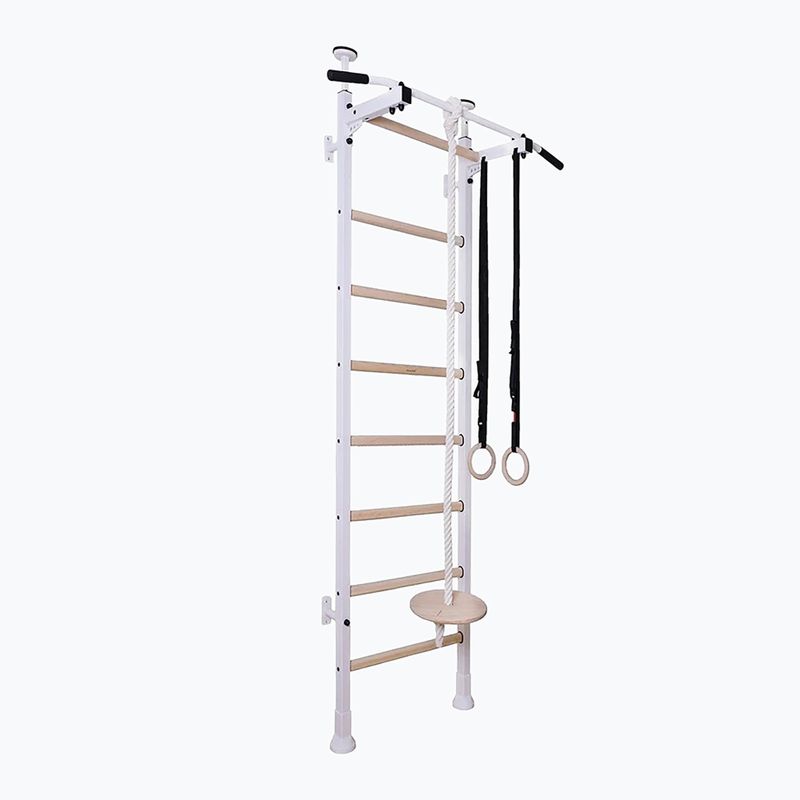 Стълба за гимнастика BenchK, бяла BK-521W+A204