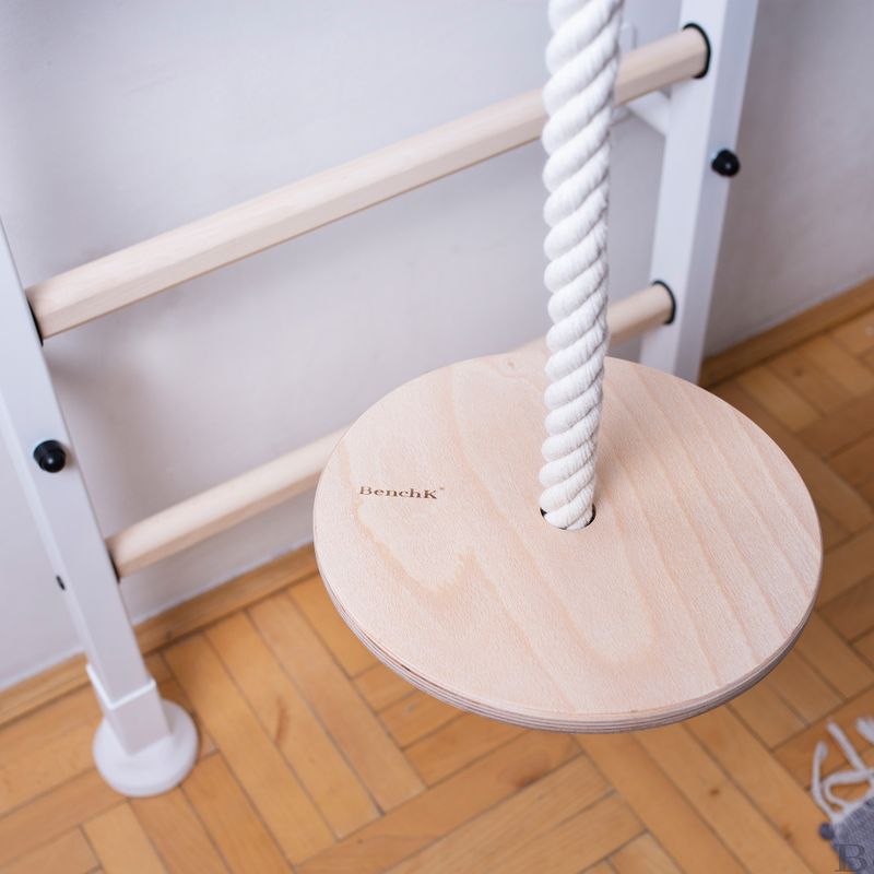 Стълба за гимнастика BenchK, бяла BK-521W+A204 9