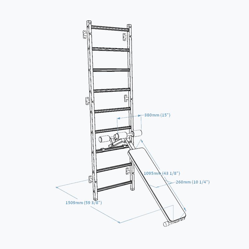 Тренировъчна пейка BenchK BK-B310B/710B 4
