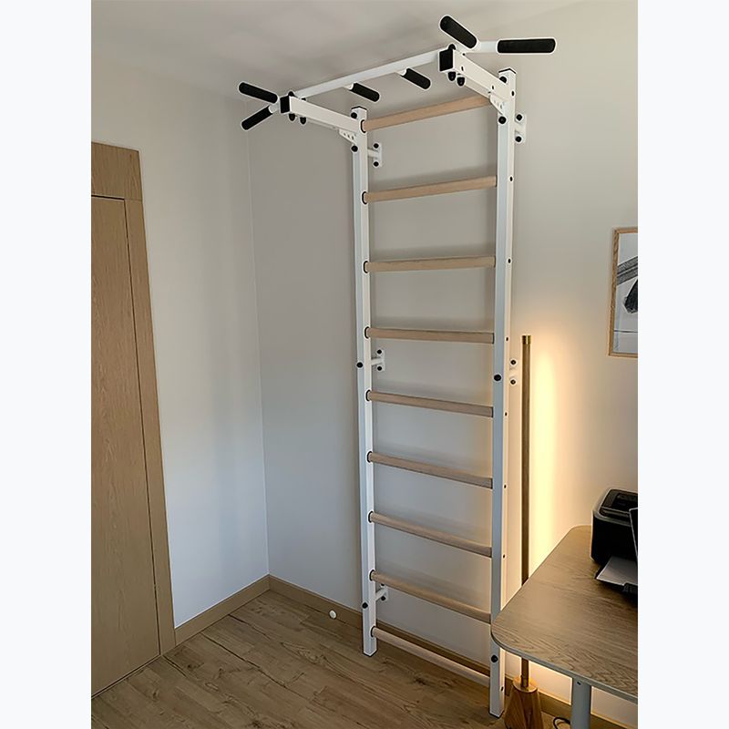 Гимнастическа стълба BenchK, бяла BK-721W 12
