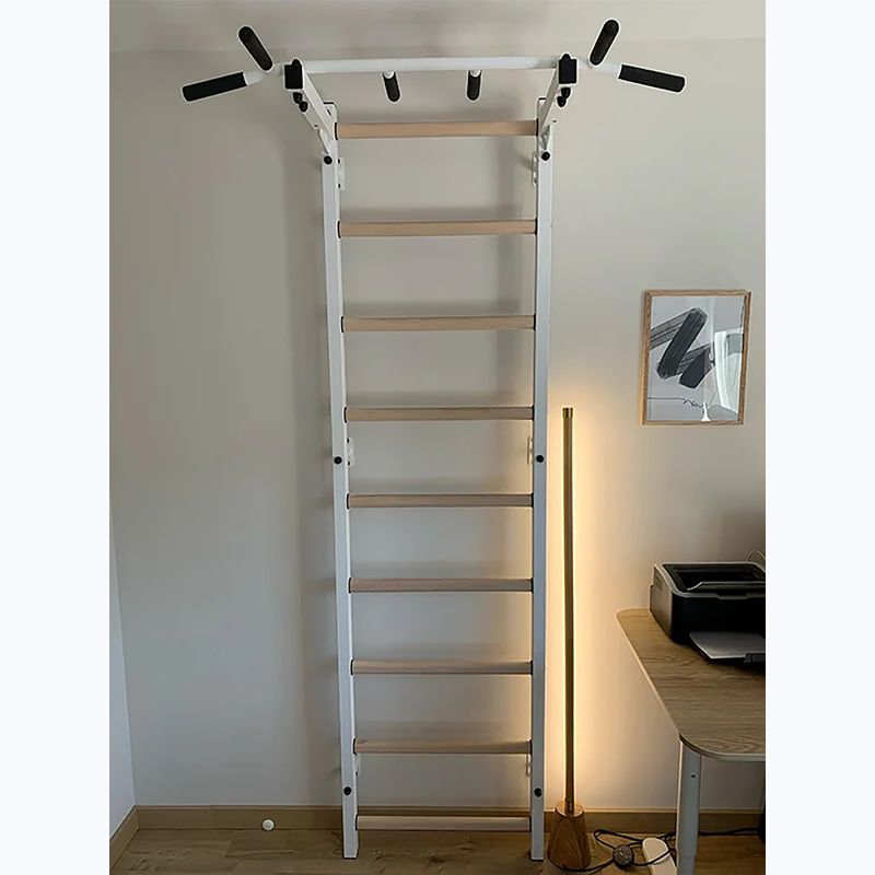 Гимнастическа стълба BenchK, бяла BK-721W 14