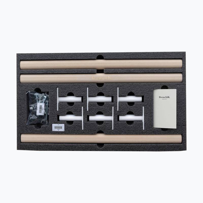 Стълба за гимнастика BenchK, бяла BK-721W+A204 3