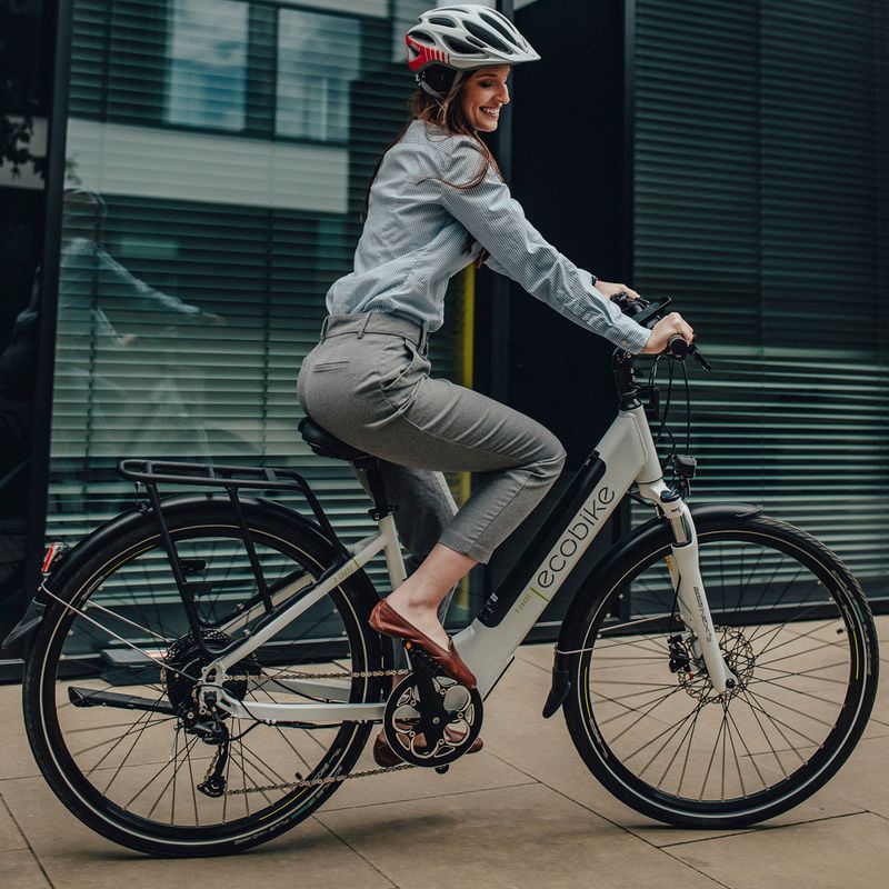 Ecobike X-Cross L/17.5Ah LG електрически велосипед бял 1010301 20