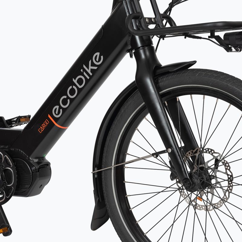 EcoBike Cargo/16Ah Trapeze Cargo+X300 10.4 AH Greenway електрически велосипед черен 1010503 6