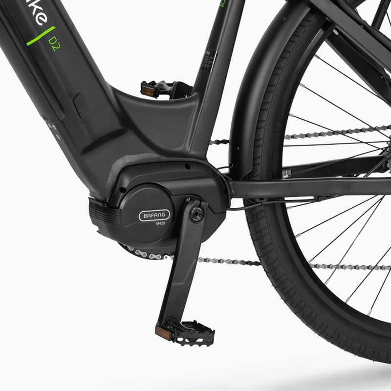 EcoBike D2 City/14Ah Smart BMS електрически велосипед черен 1010319 11