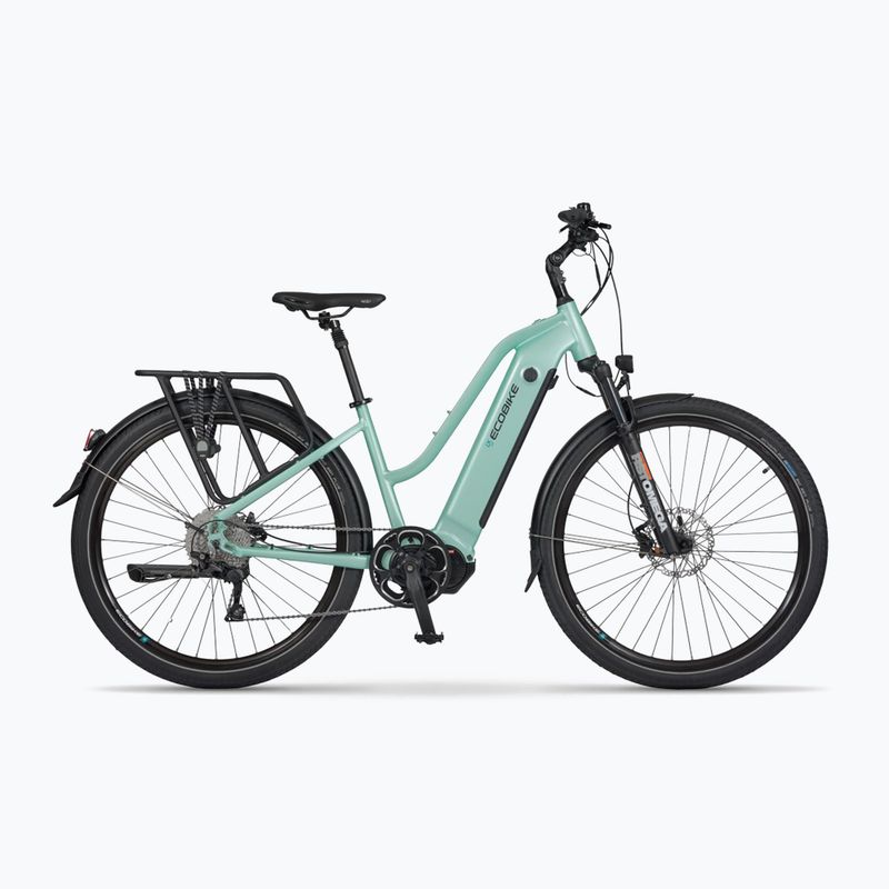 Дамски електрически велосипед EcoBike LX 500/X500 48V 17.5Ah 840Wh LG mint