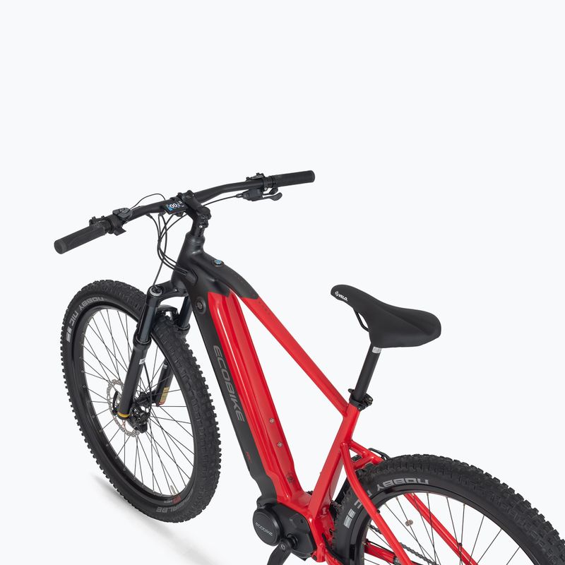 EcoBike RX500 48V 17.5Ah 840Wh X500 LG черен/червен електрически велосипед 4