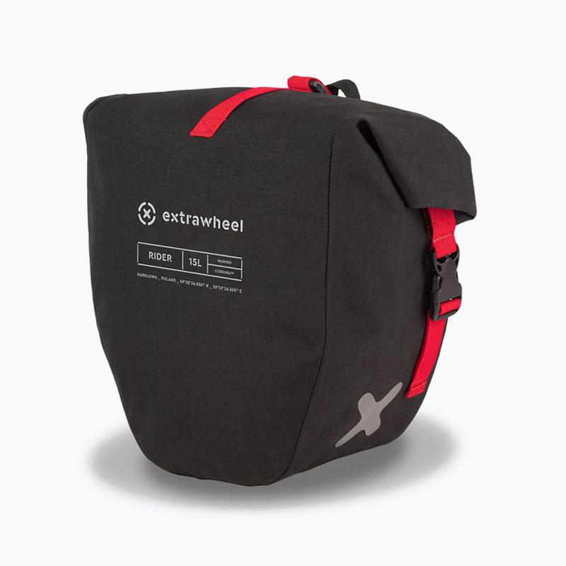Багажници за велосипед Extrawheel Rider Premium 15L 2 бр. черни E0113 2