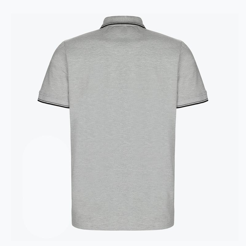 Мъжка тениска поло Pitbull West Coast Polo Slim Stripes grey/melange 2
