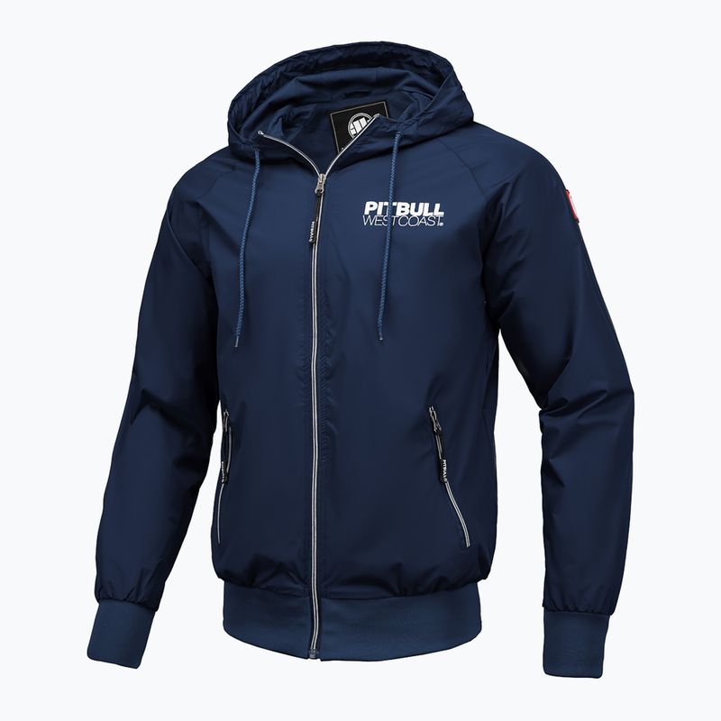 Мъжко яке с качулка от найлон Pitbull West Coast Athletic dark navy 7
