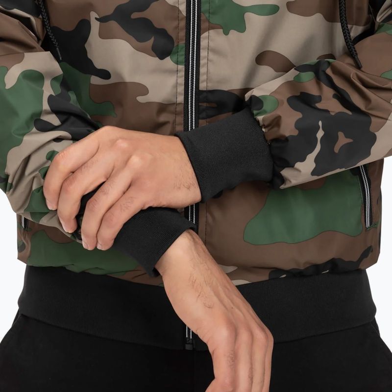 Мъжко яке Pitbull West Coast Athletic с качулка от найлон woodland camo 5