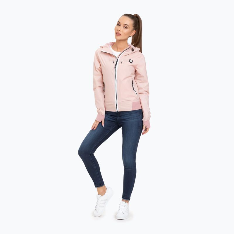 Дамско яке Pitbull West Coast Aaricia Hooded Nylon pink 2