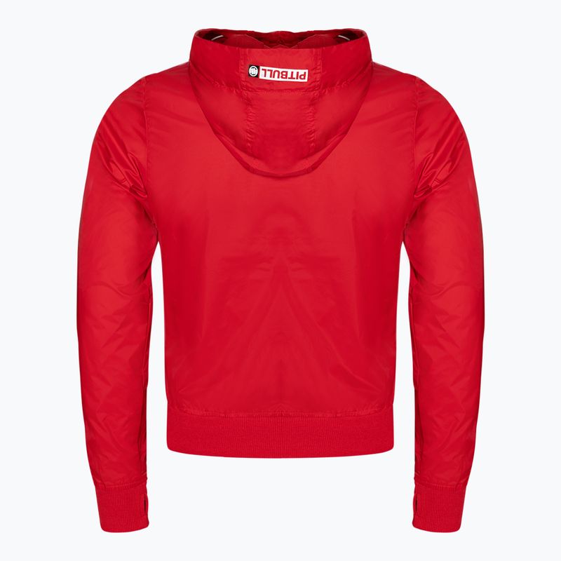 Дамско яке Pitbull West Coast Aaricia Sleeve Hooded Nylon red 2