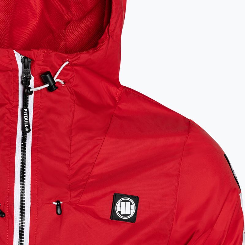 Дамско яке Pitbull West Coast Aaricia Sleeve Hooded Nylon red 4