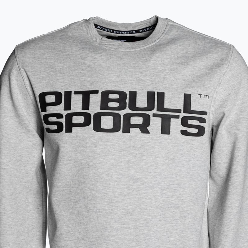 Мъжки суитшърт Pitbull West Coast Crewneck Fern grey/melange 3