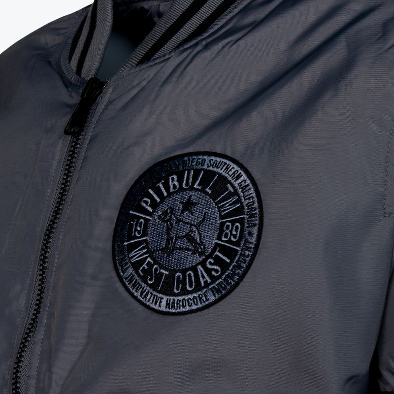 Мъжко яке Pitbull West Coast Padded Baseball Caseman black/grey 3