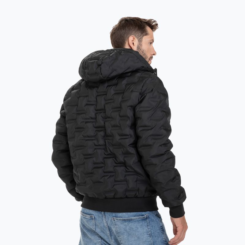 Мъжко зимно яке Pitbull West Coast Quilted Hooded Carver black 3