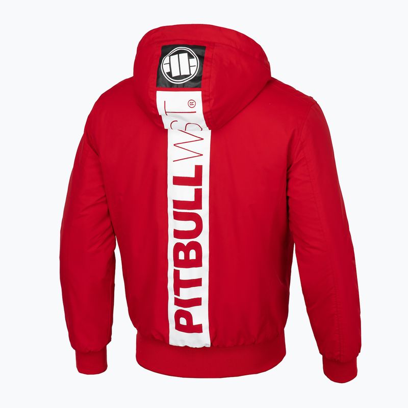 Мъжко зимно яке Pitbull West Coast Cabrillo Hooded red 4