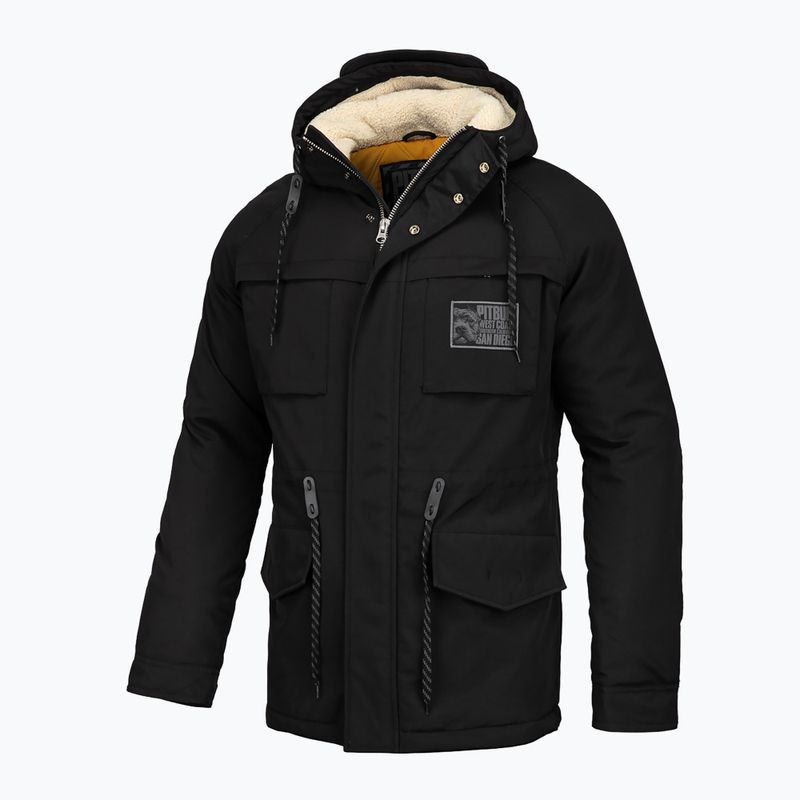 Мъжко зимно яке Pitbull West Coast Gunner Hooded Parka black 4