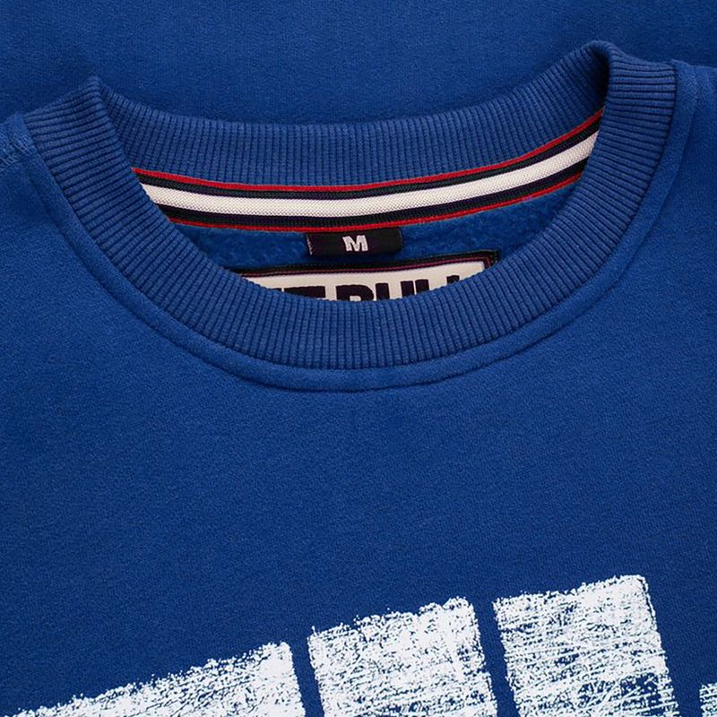 Мъжки суитшърт Pitbull West Coast Crewneck Classic Logo royal blue 4
