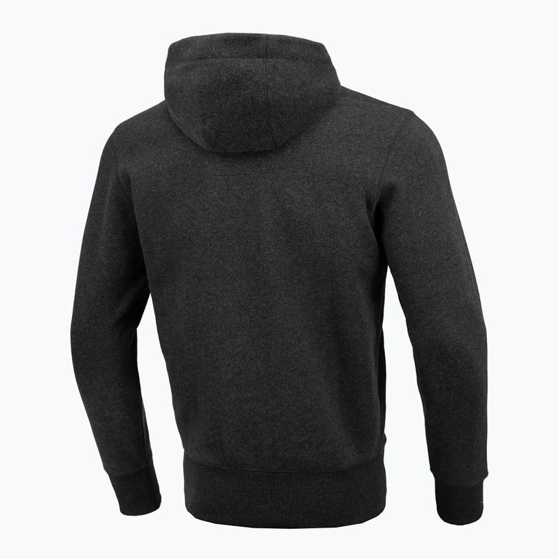 Мъжки суитшърт Pitbull West Coast Hooded Oldschool Razor charcoal melange 2