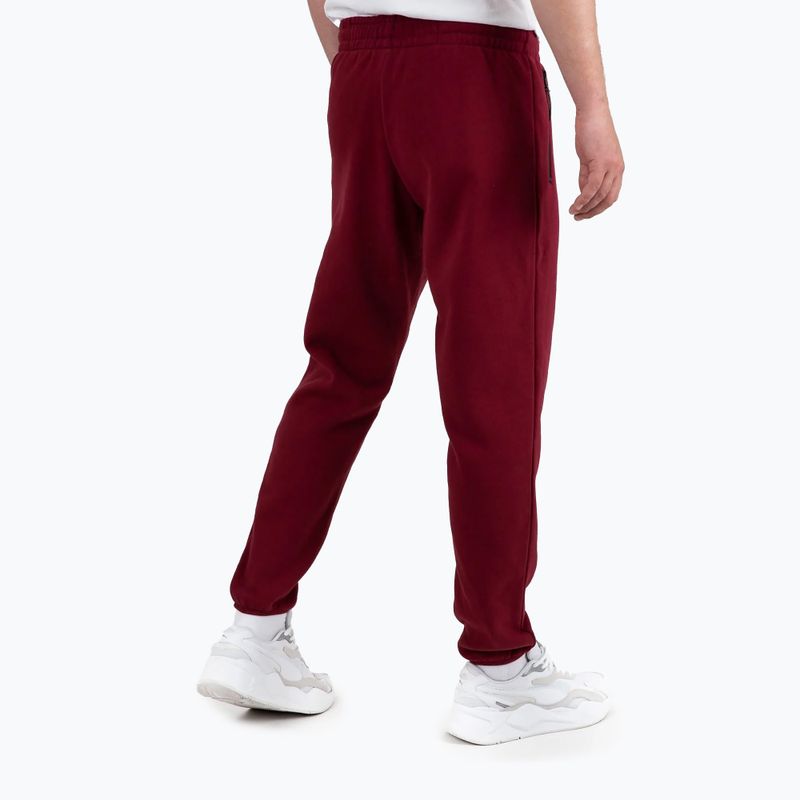 Мъжки панталони Pitbull West Coast Track Pants Athletic burgundy 2