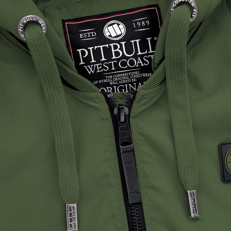 Мъжко яке Pitbull West Coast Nimitz с качулка, маслиново 4