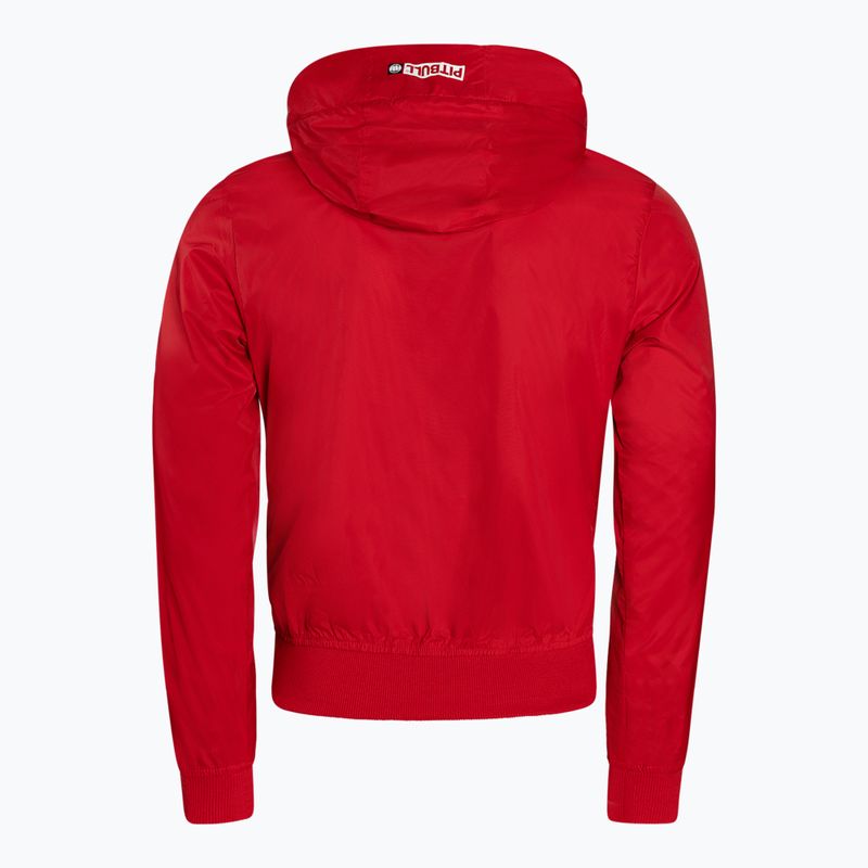 Дамско яке Pitbull West Coast Aaricia Hooded Nylon red 2