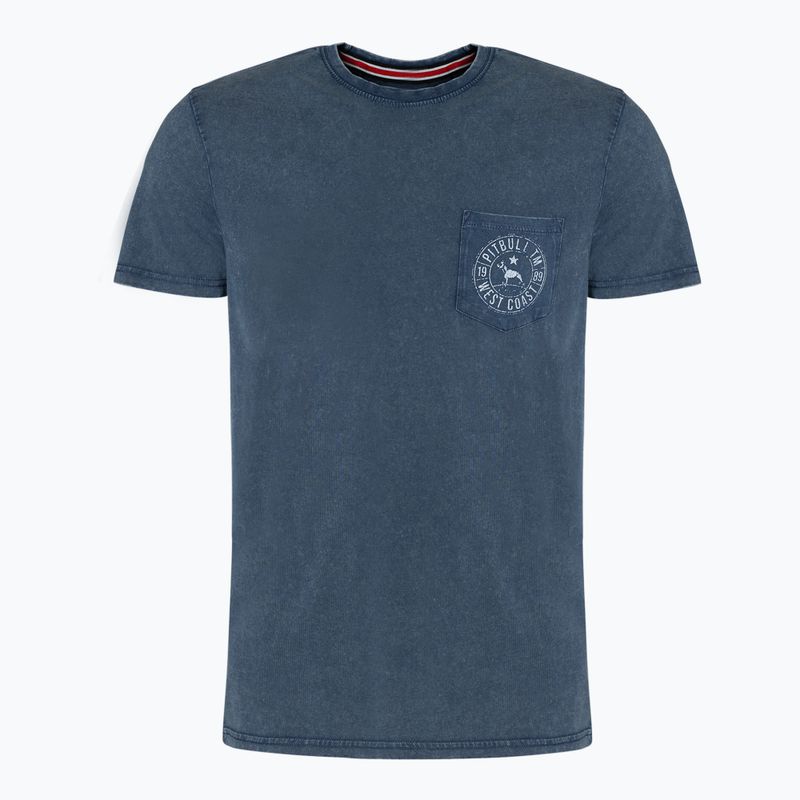 Мъжка тениска Pitbull West Coast T-Shirt Circle Dog dark navy