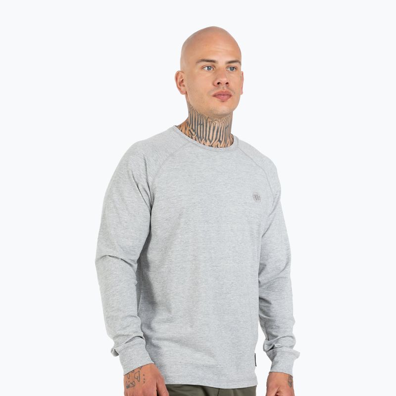 Мъжки суитшърт Pitbull West Coast Small Logo Spandex 210 grey/melange